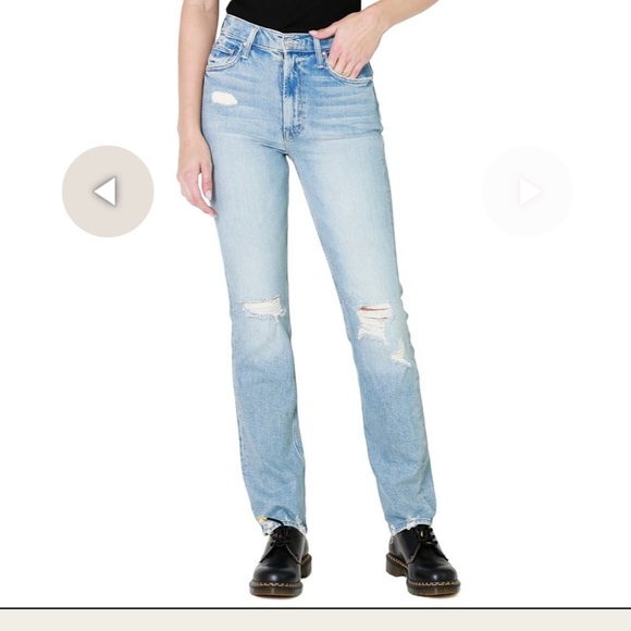 Mother Denim High Waisted Rider Skimp in The Confession Size 26 82 - Picture 5 of 16